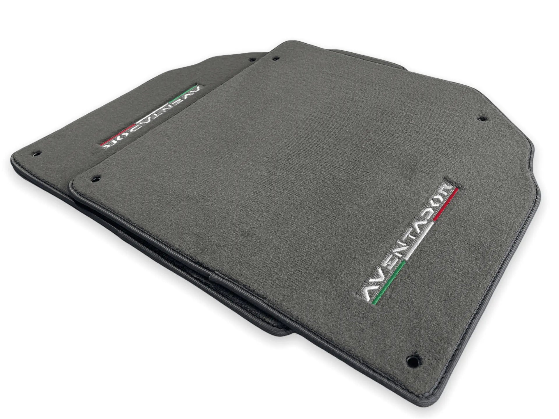 Floor Mats for Lamborghini Aventador Gray Color Carpet - AutoWin