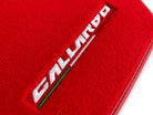 Floor Mats for Lamborghini Gallardo Red Color - AutoWin