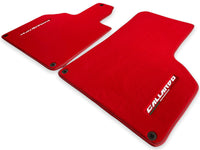 Floor Mats for Lamborghini Gallardo Red Color - AutoWin