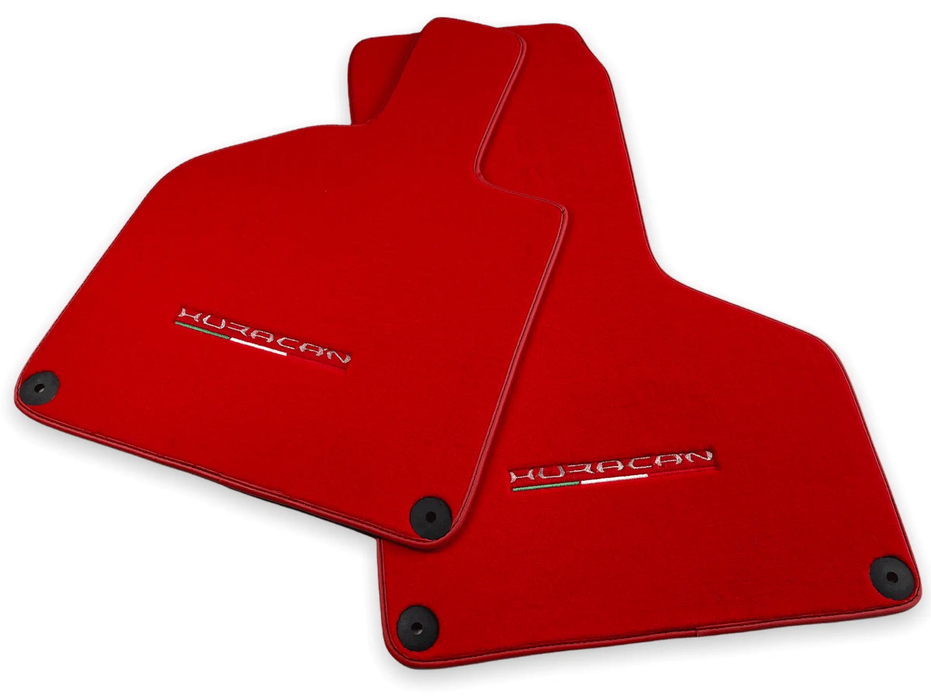 Floor Mats for Lamborghini Huracan Red Color - AutoWin
