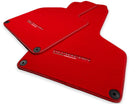 Floor Mats for Lamborghini Huracan Red Color - AutoWin