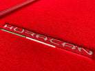 Floor Mats for Lamborghini Huracan Red Color - AutoWin