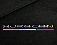 Floor Mats for Lamborghini Huracan With Italian Flag and Huracan Logo - AutoWin
