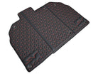 Leather Floor Mats for Lamborghini Aventador SV | Red Stitching - AutoWin