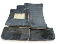 Sheepskin Floor Mats For Rolls Royce Wraith 2013–2023 Er56 Design - AutoWin