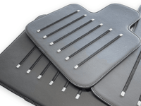 Leather Floor Mats For Rolls Royce Shadow 1965-1977 Black - AutoWin