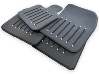 Leather Floor Mats For Rolls Royce Shadow 1965-1977 Black - AutoWin