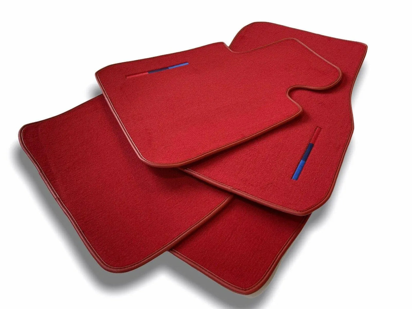 Red Floor Mats For BMW 8 Series G14 With M Package - AutoWin