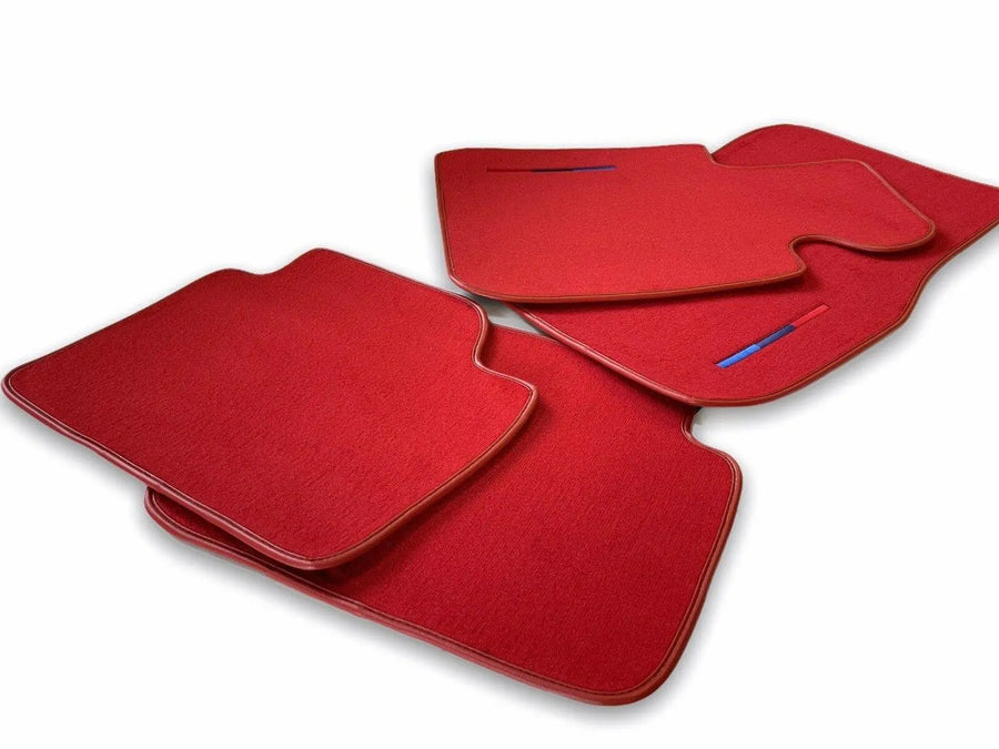 Red Floor Mats For BMW X6 Series G06 With M Package - AutoWin