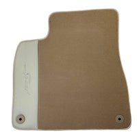 Beige Floor Mats for Bentley Flying Spur (2013-2019) with Leather - AutoWin