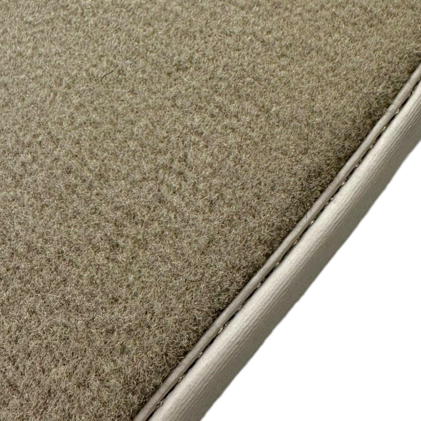 Beige Floor Mats for Bentley Mulsanne (2010-2020) with Leather - AutoWin