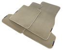 Beige Floor Mats For BMW 7 Series F01 With M Package AutoWin Brand - AutoWin