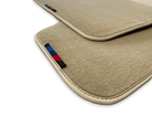 Beige Floor Mats For BMW X4M Series F98 With M Package - AutoWin