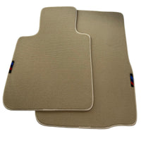Beige Floor Mats For BMW Z4 Series E85 Convertible (2003-2008) With M Package - AutoWin