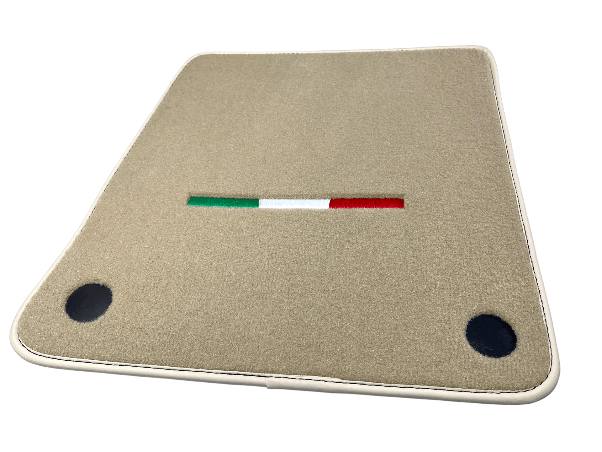 Beige Floor Mats For Ferrari 599 Coupe 2006-2012 Italian Edition - AutoWin
