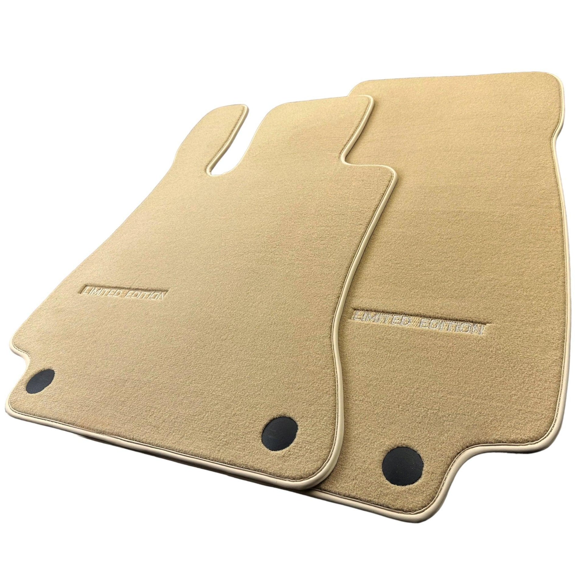 Beige Floor Mats For Mercedes Benz C-Class W203 Sedan 4Matic (2000-2007) | Limited Edition - AutoWin