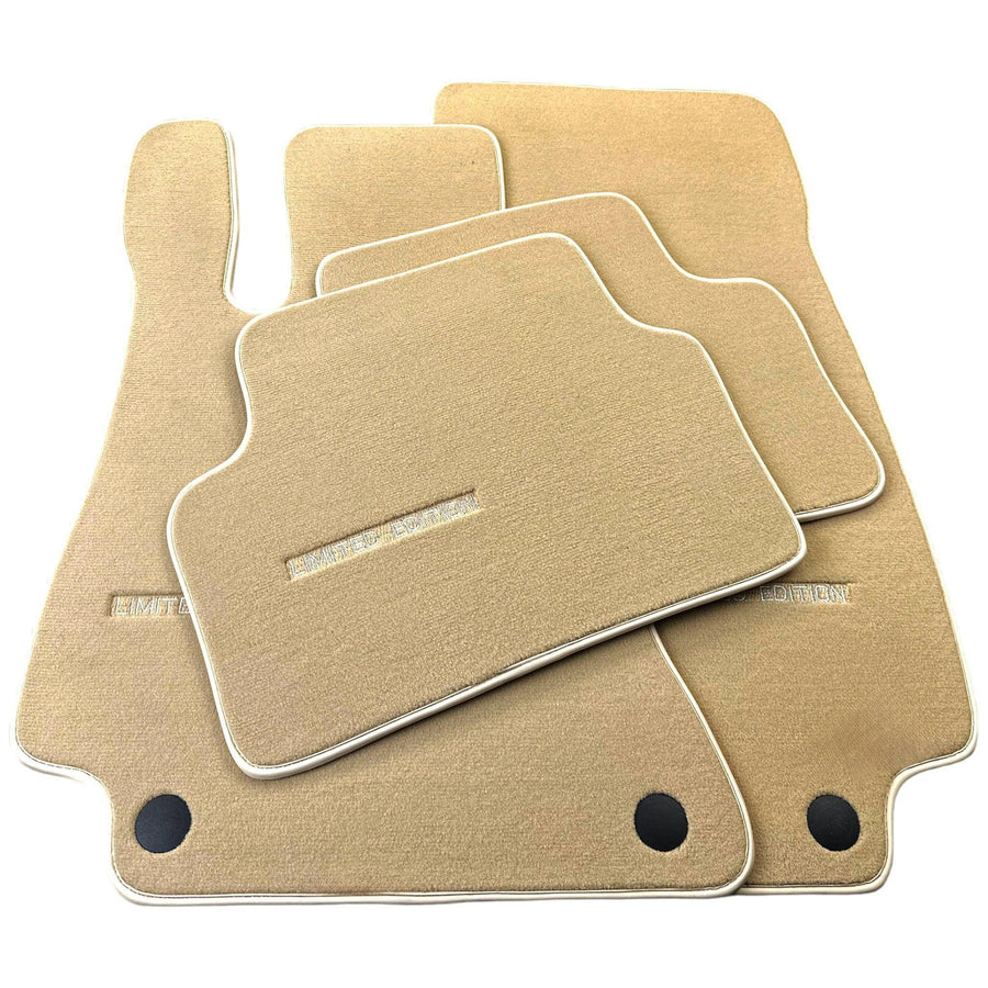 Beige Floor Mats For Mercedes Benz E-Class W211 Sedan (2002-2009) | Limited Edition - AutoWin
