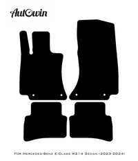Beige Floor Mats For Mercedes Benz E-Class W214 Sedan (2023-2024) | Limited Edition - AutoWin