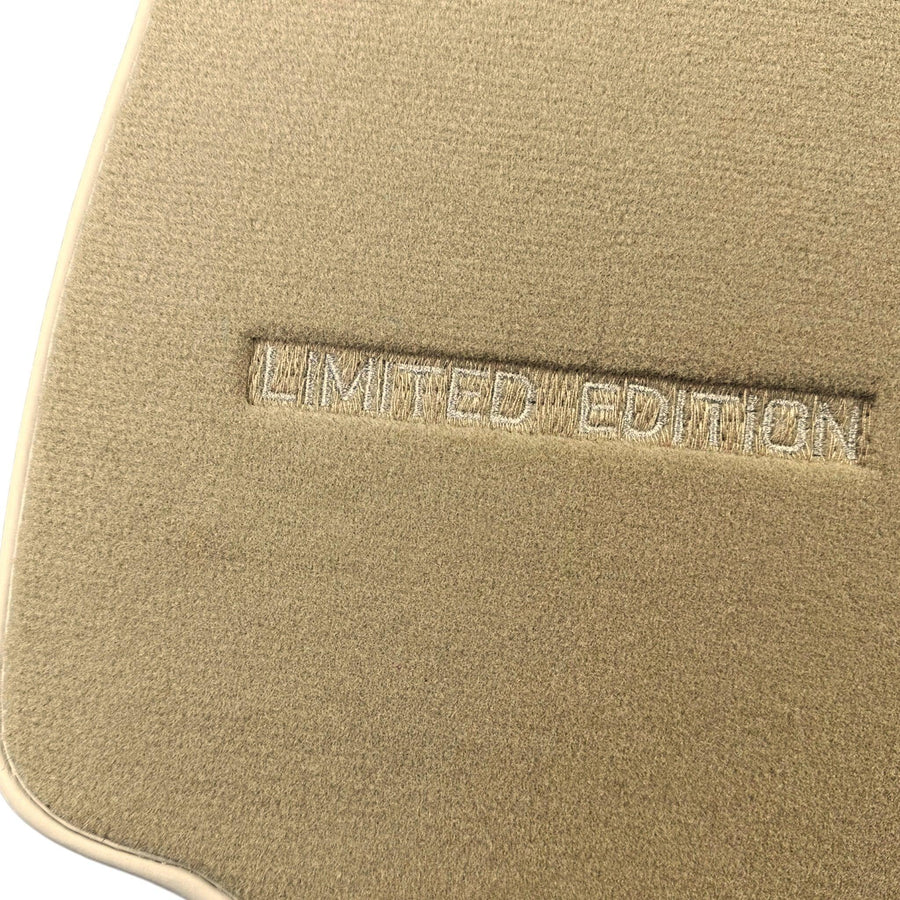 Beige Floor Mats For Mercedes Benz EQS-Class X296 (2022-2023) | Limited Edition - AutoWin