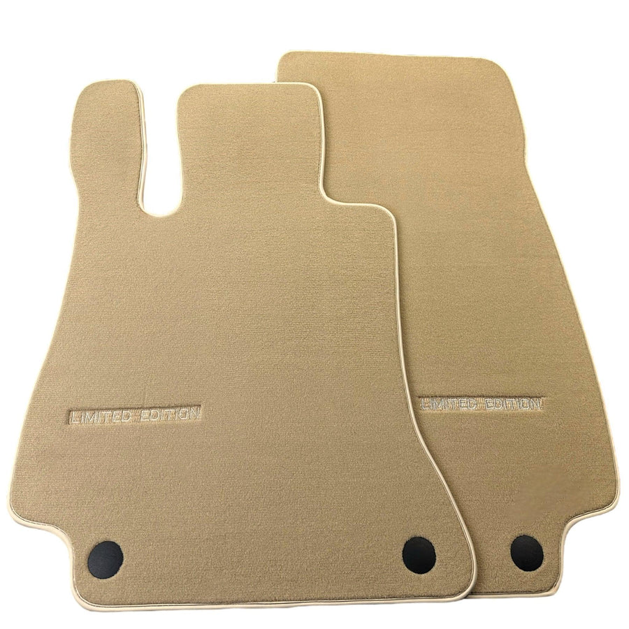 Beige Floor Mats For Mercedes Benz EQS-Class X296 (2022-2023) | Limited Edition - AutoWin