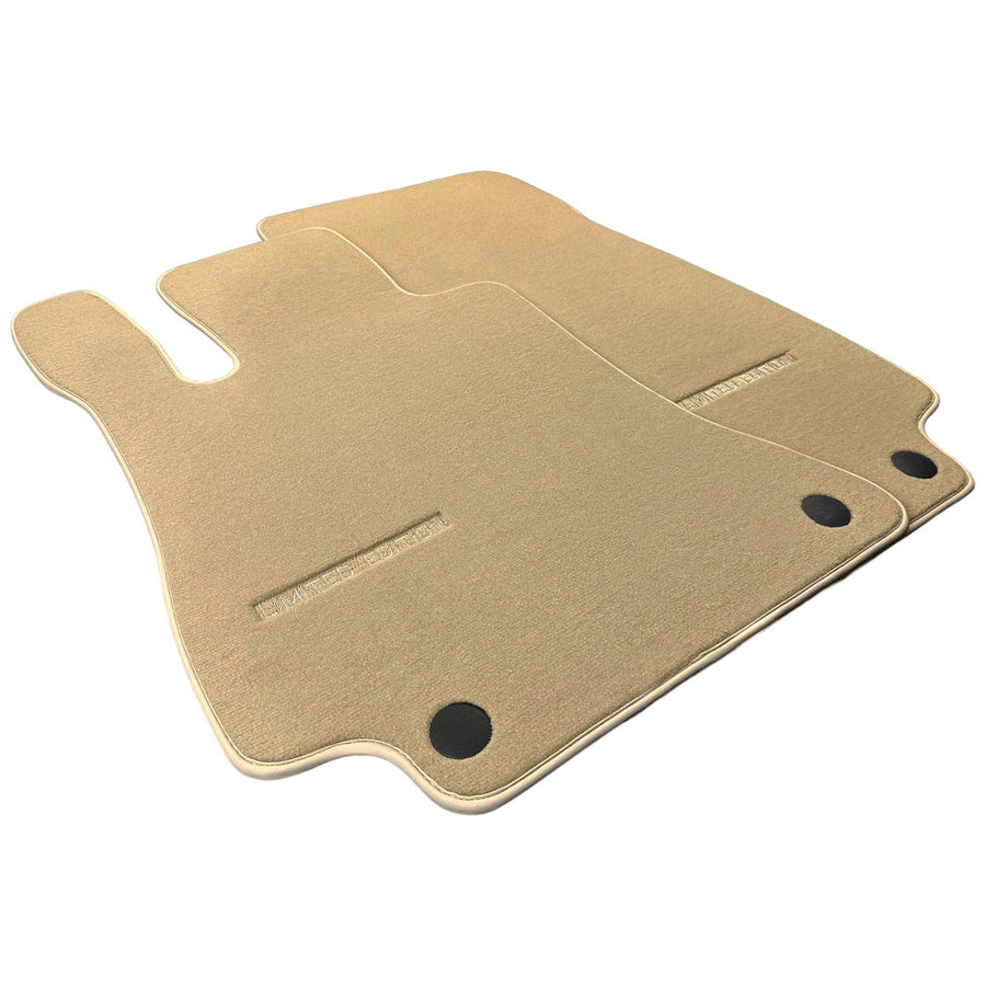 Beige Floor Mats For Mercedes Benz EQS-Class X296 (2022-2023) | Limited Edition - AutoWin
