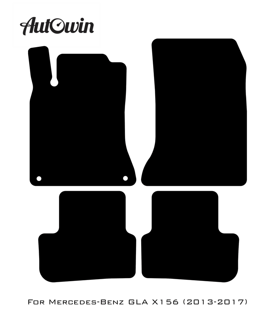 Beige Floor Mats For Mercedes Benz GLA-Class X156 (2013-2017) | Limited Edition - AutoWin