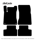 Beige Leather Floor Mats For Mercedes Benz A-Class W177 Hatchback AMG (2018-2023) | ER56 Design - AutoWin