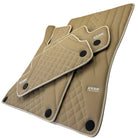 Beige Leather Floor Mats For Mercedes Benz C-Class W206 Sedan (2021-2023) Hybrid| ER56 Design - AutoWin