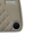 Beige Leather Floor Mats For Mercedes Benz GLC-Class X254 SUV (2023-2024) | ER56 Design - AutoWin