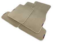 Beige Mats For BMW 5 Series G31 Wagon With M Package - AutoWin
