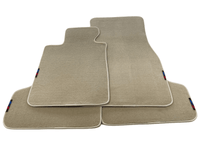 Beige Mats For BMW M6 F12 Convertible With M Package - AutoWin