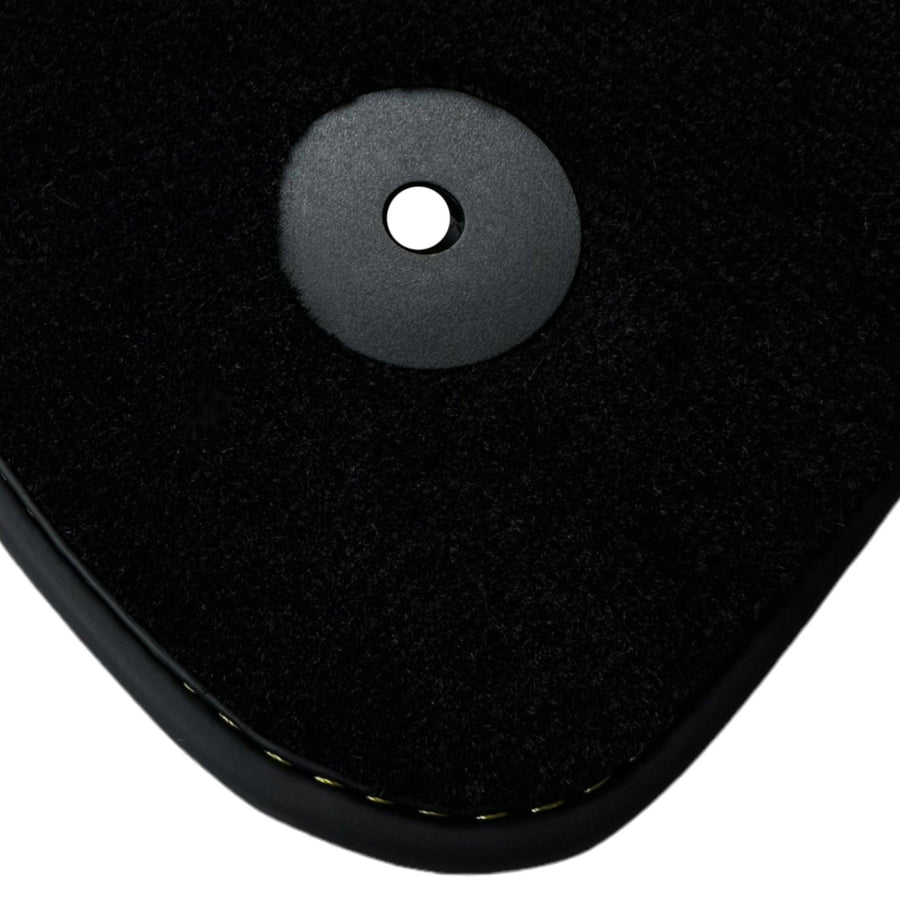 Black Floor Mats for Audi A2 2000-2005 8Z | Fighter Jet Edition - AutoWin