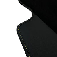 Black Floor Mats for Audi A3 - 3-door Hatchback (2013-2020) | Fighter Jet Edition - AutoWin