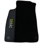 Black Floor Mats for Audi A3 - 3-door Hatchback (2013-2020) | Fighter Jet Edition - AutoWin