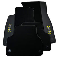 Black Floor Mats for Audi A3 - 5-door Hatchback (2000-2003) | Fighter Jet Edition - AutoWin