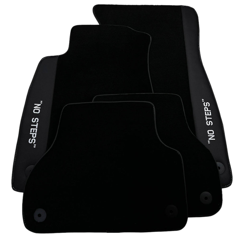 Black Floor Mats for Audi A4 - B5 Facelift Sedan (1999-2001) | No Steps - AutoWin