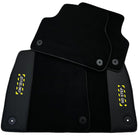 Black Floor Mats for Audi A6 - C5 Sedan Facelift (2002-2004) | Fighter Jet Edition - AutoWin