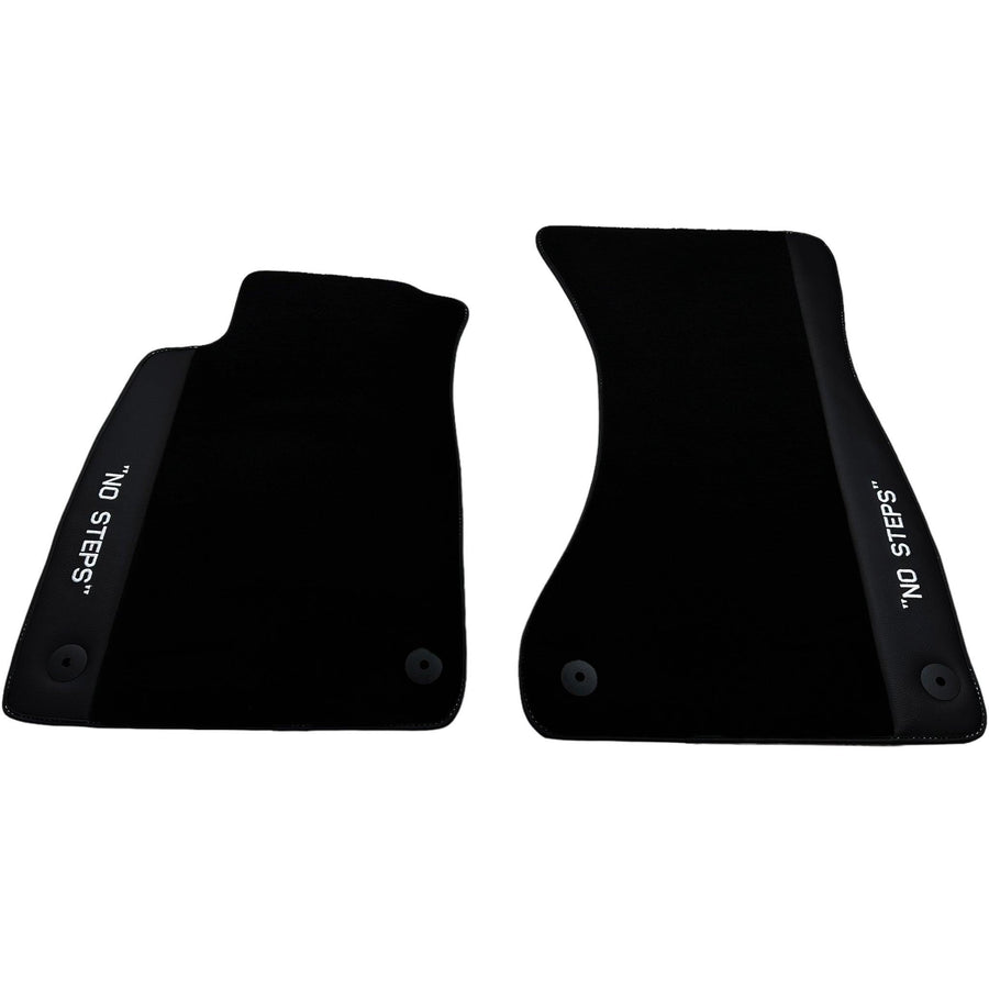 Black Floor Mats for Audi A6 - C8 Sedan (2018-2023) | No Steps - AutoWin