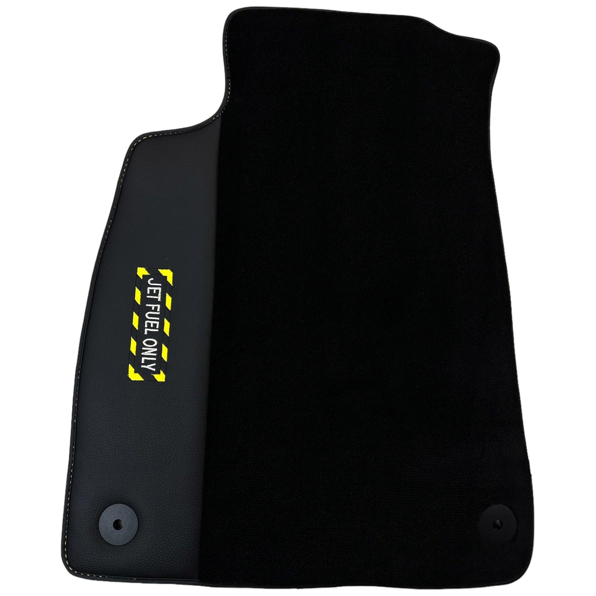 Black Floor Mats for Audi Q4 E-tron (2021-2024) | Fighter Jet Edition - AutoWin