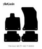 Black Floor Mats for Audi Q5 FY (2017-2023) | No Steps - AutoWin