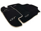 Black Floor Mats For Bentley Continental GT 2003–2011 With Beige Trim - AutoWin