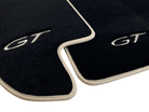 Black Floor Mats For Bentley Continental GT 2003–2011 With Beige Trim - AutoWin