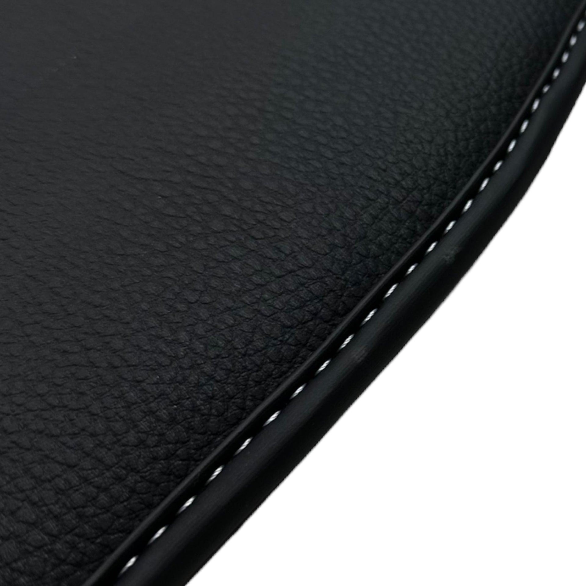 Black Floor Mats For Bentley Flying Spur (2013-2019) with Leather - AutoWin