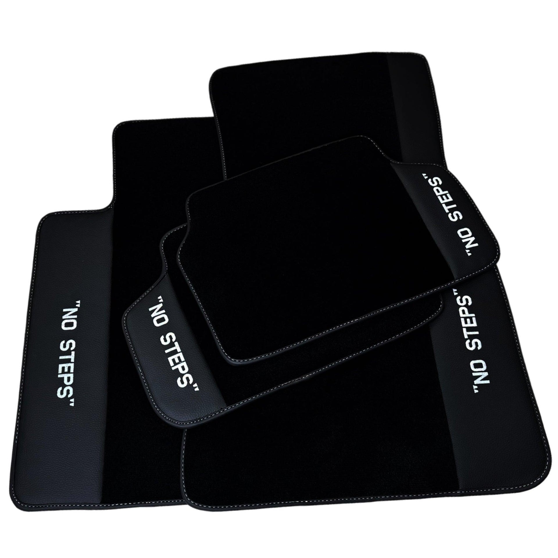 Black Floor Mats For BMW 1 Series E87 No Steps Edition - AutoWin