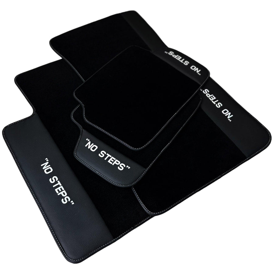 Black Floor Mats For BMW 1 Series F20 No Steps Edition - AutoWin