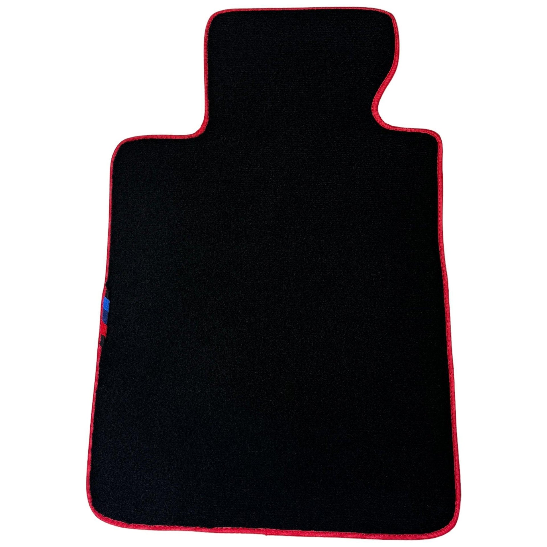 Black Floor Mats For BMW 1 Series F20 | Red Trim - AutoWin