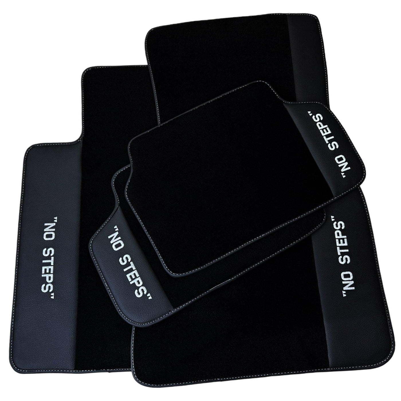 Black Floor Mats For BMW 7 Series E66 No Steps Edition AutoWin Brand - AutoWin