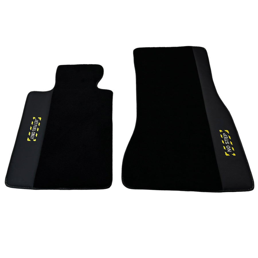 Black Floor Mats For BMW 7 Series F02 | Fighter Jet Edition AutoWin Brand - AutoWin