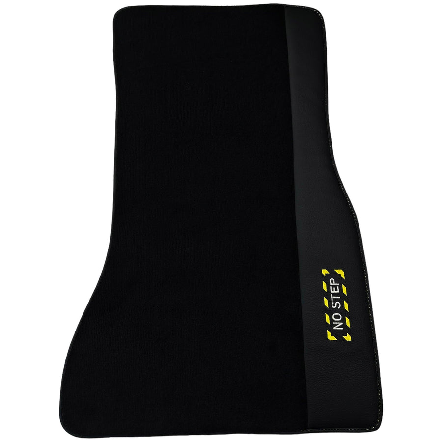 Black Floor Mats For BMW 8 Series Gran Coupe G16 | Fighter Jet Edition AutoWin Brand - AutoWin