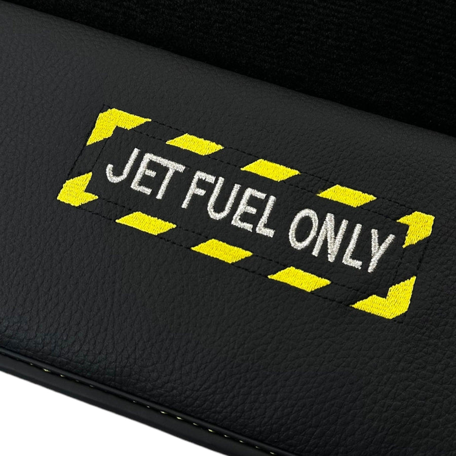 Black Floor Mats For BMW 8 Series Gran Coupe G16 | Fighter Jet Edition AutoWin Brand - AutoWin